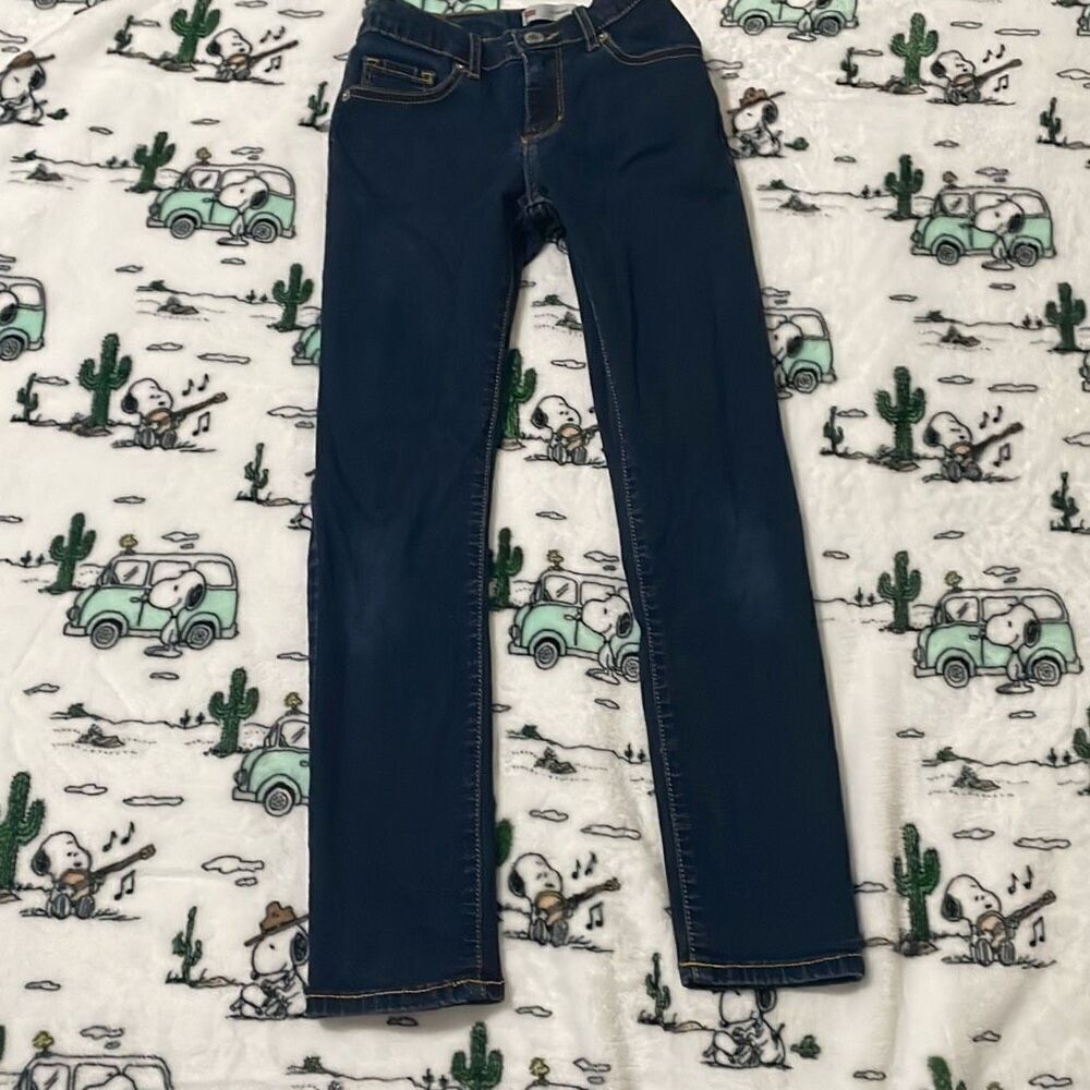Levi’s little girls 10 regular skinny jeans blue denim 711 skinny jeans